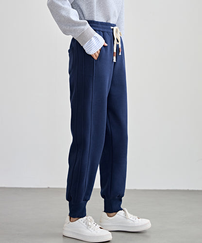 裏起毛 ルーズ フィット イージー アンクル パンツ