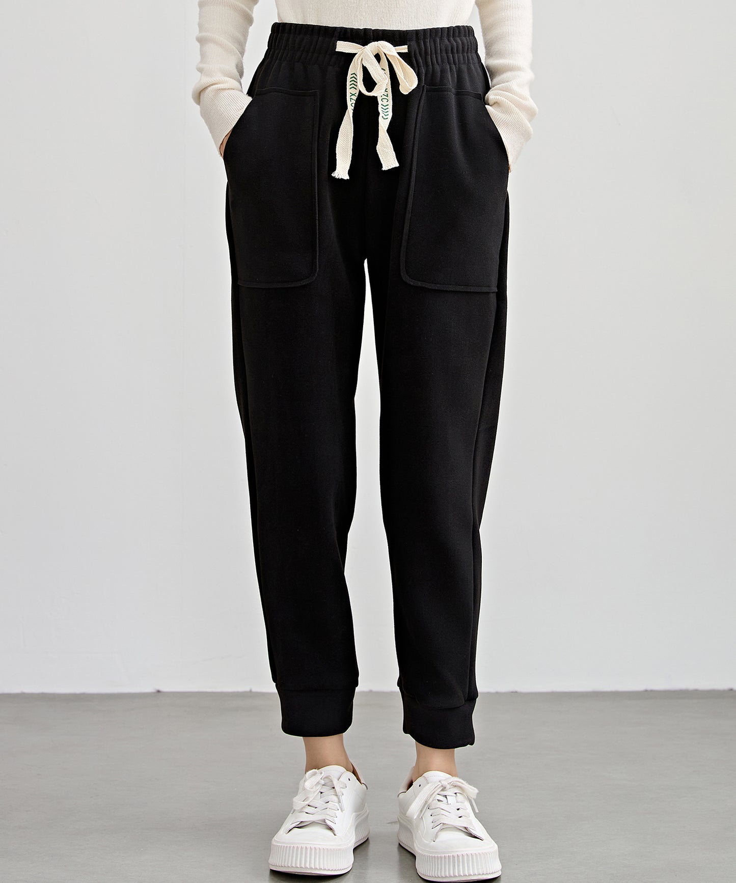 裏起毛 厚手 テーパード スウェット パンツ