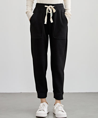 裏起毛 厚手 テーパード スウェット パンツ