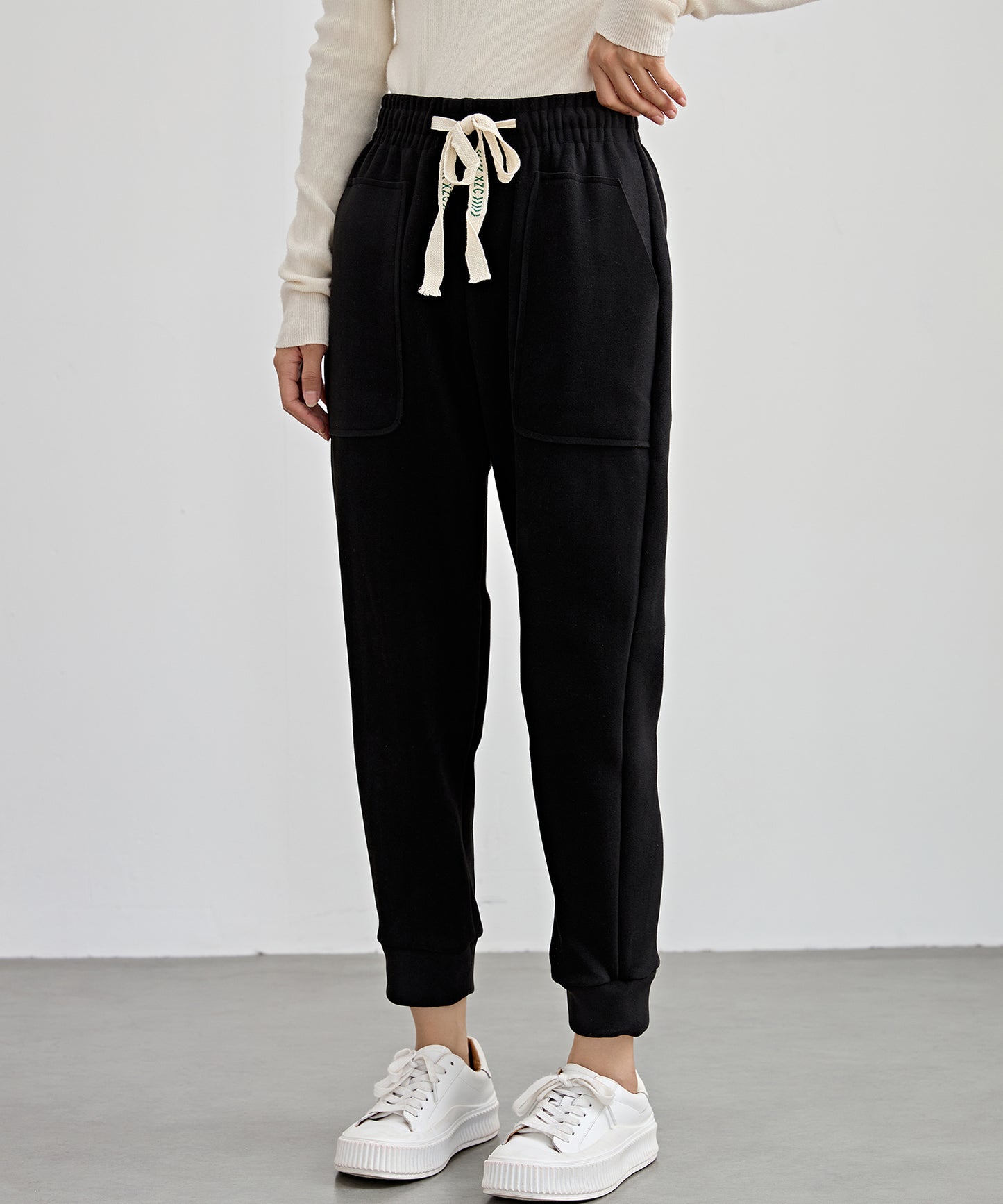 裏起毛 厚手 テーパード スウェット パンツ