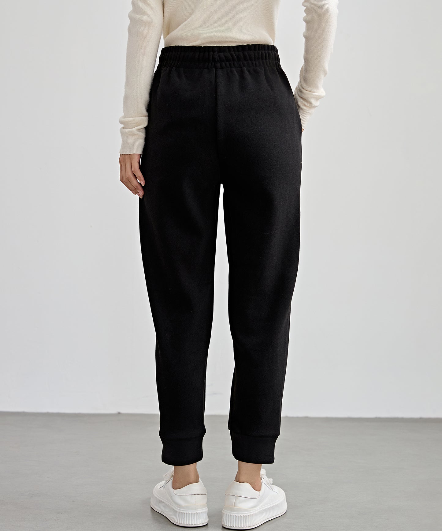 裏起毛 厚手 テーパード スウェット パンツ