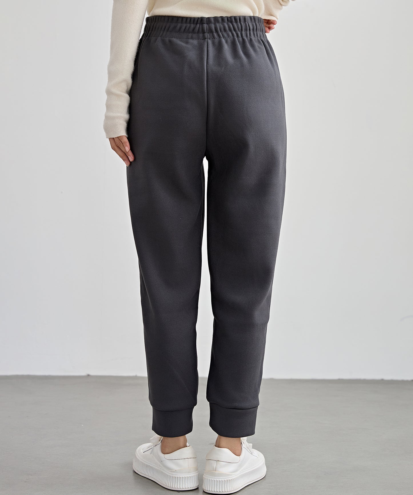 裏起毛 厚手 テーパード スウェット パンツ