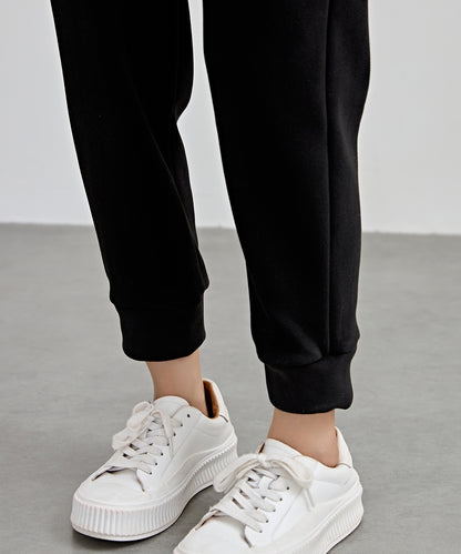 裏起毛 厚手 テーパード スウェット パンツ