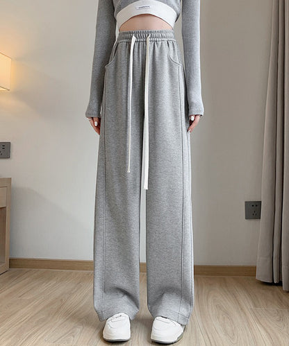 ライン ワイド スウェット トラック パンツ