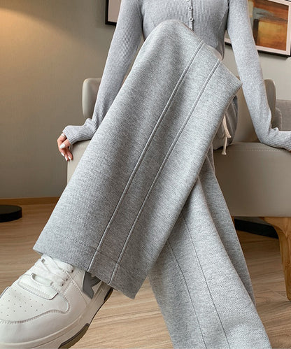 ライン ワイド スウェット トラック パンツ