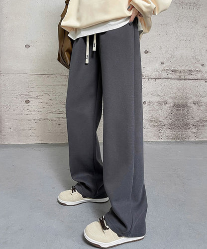 セミワイド ベーシック スウェット トラック パンツ