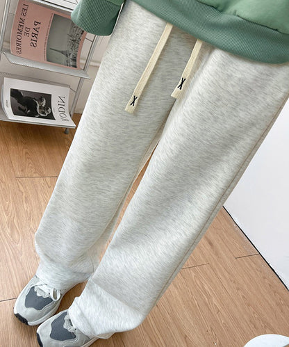 セミワイド ベーシック スウェット トラック パンツ