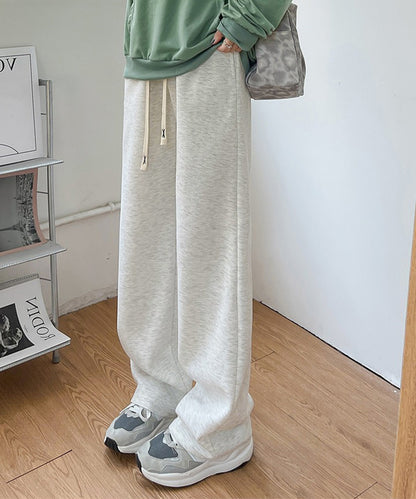 セミワイド ベーシック スウェット トラック パンツ