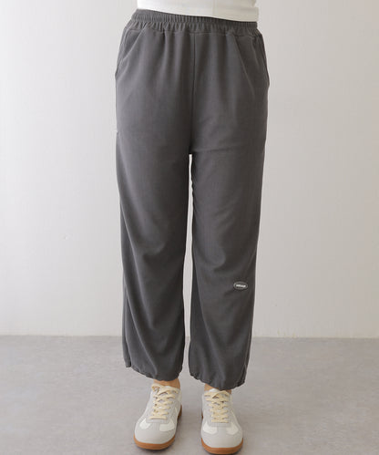裾絞り ドロスト スウェット トラック パンツ