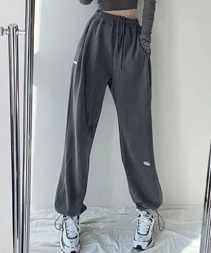 裾絞り ドロスト スウェット トラック パンツ