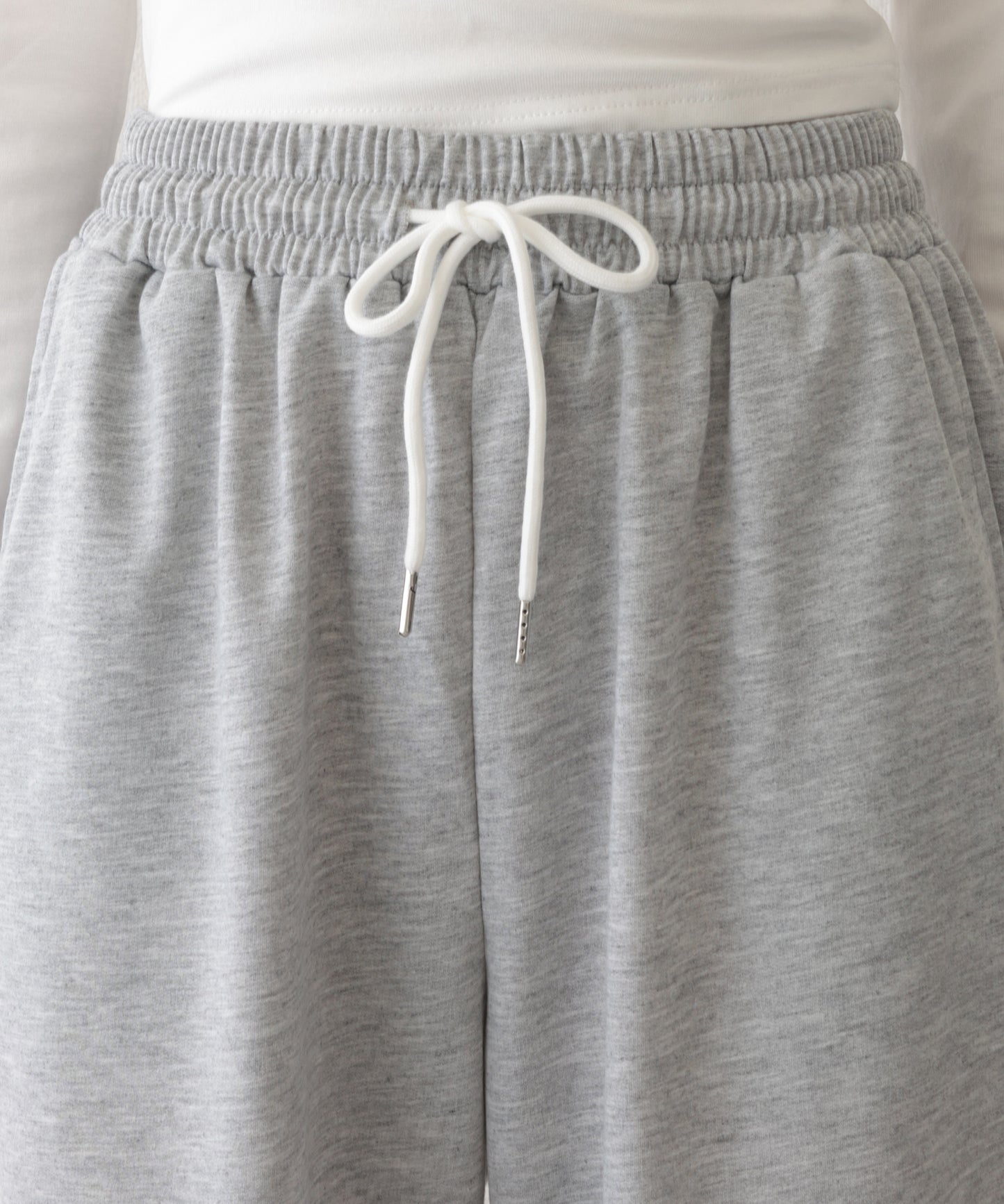 配色 切り替え 裏毛 ワイド スウェット トラック パンツ