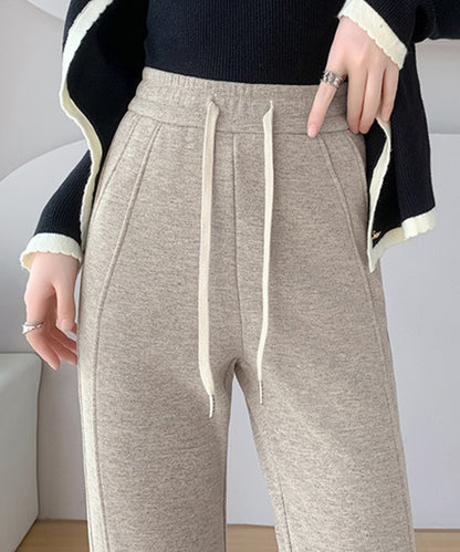 フレア スリット入り スウェット トラック パンツ