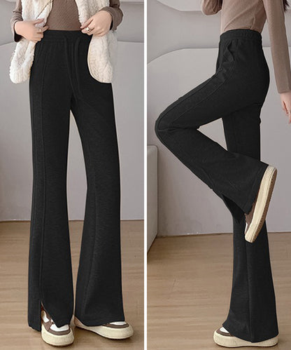 フレア スリット入り スウェット トラック パンツ