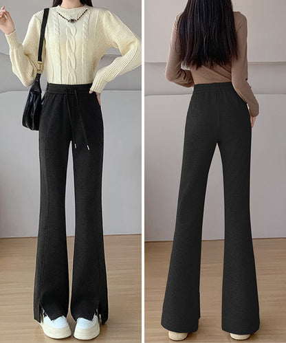 フレア スリット入り スウェット トラック パンツ