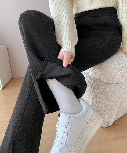 フレア スリット入り スウェット トラック パンツ
