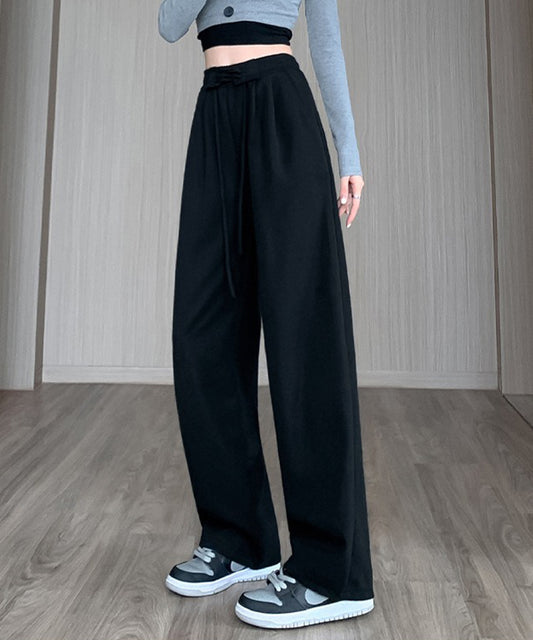 ウエスト レースアップ タック スウェット パンツ