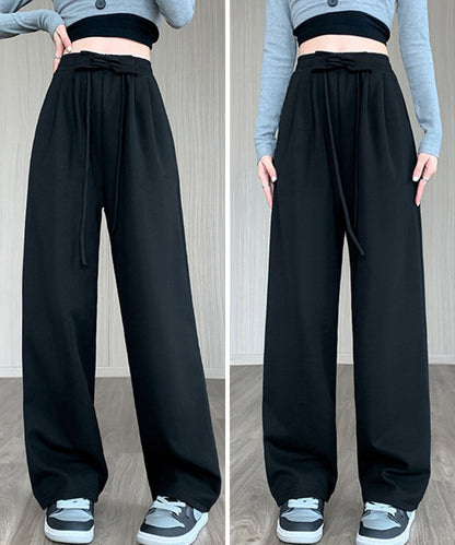 ウエスト レースアップ タック スウェット パンツ