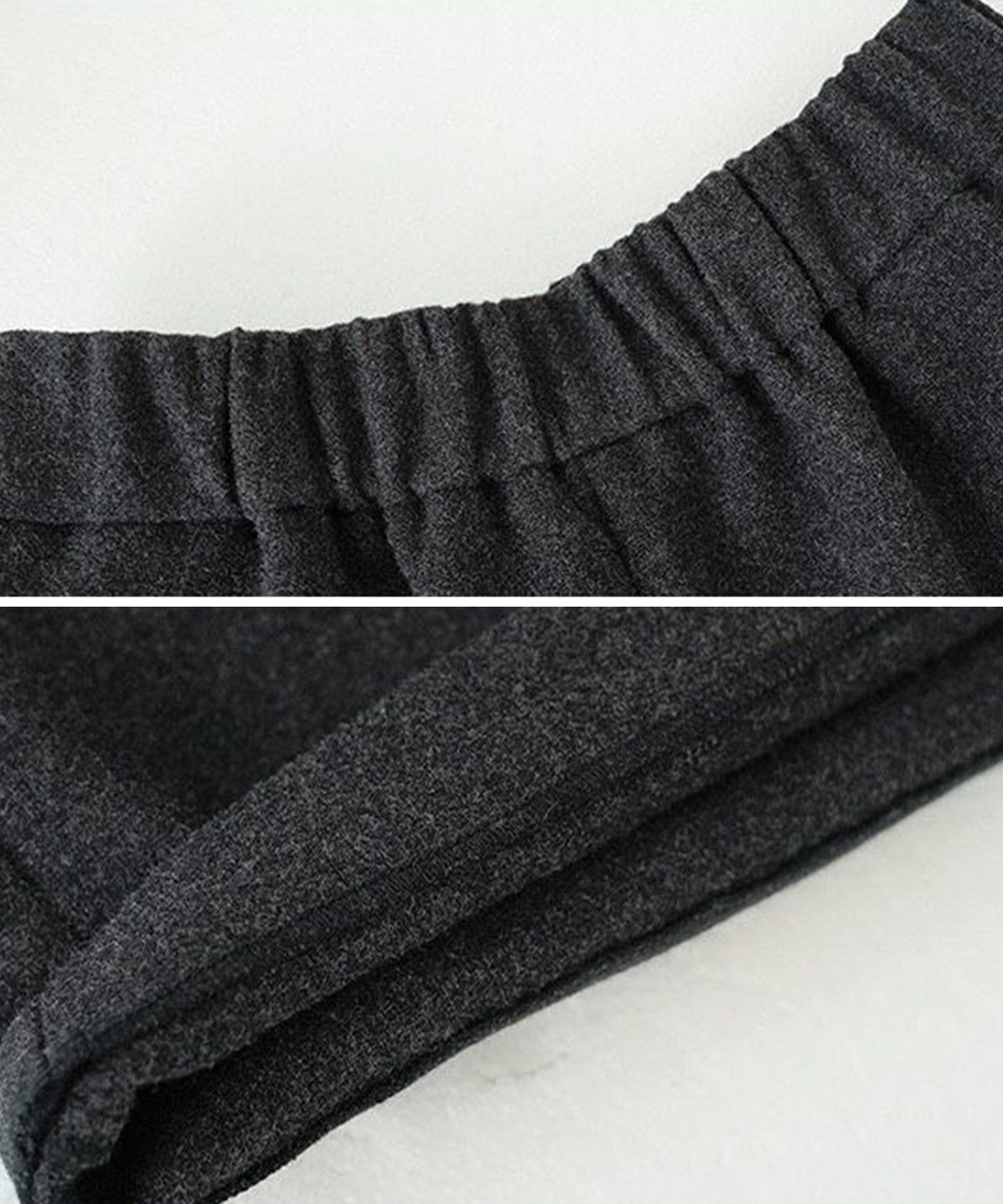 ウールライク ハイウエスト ショート パンツ