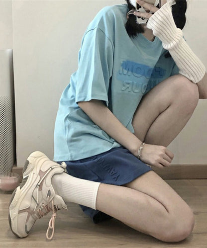 ロゴ入り スウェット リラックス ショート パンツ