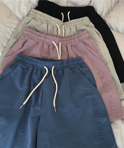 ロゴ入り スウェット リラックス ショート パンツ