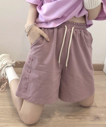 ロゴ入り スウェット リラックス ショート パンツ