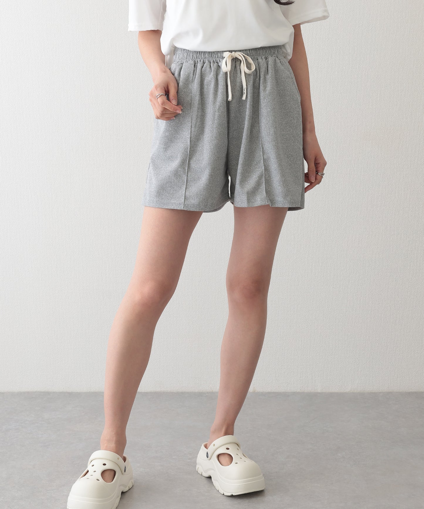 スウェット リラックス センターシーム ショート パンツ