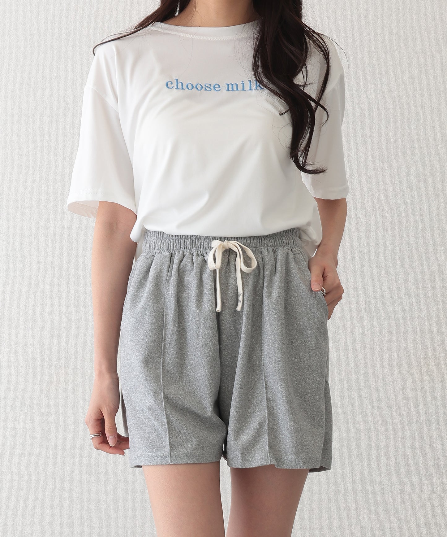 スウェット リラックス センターシーム ショート パンツ