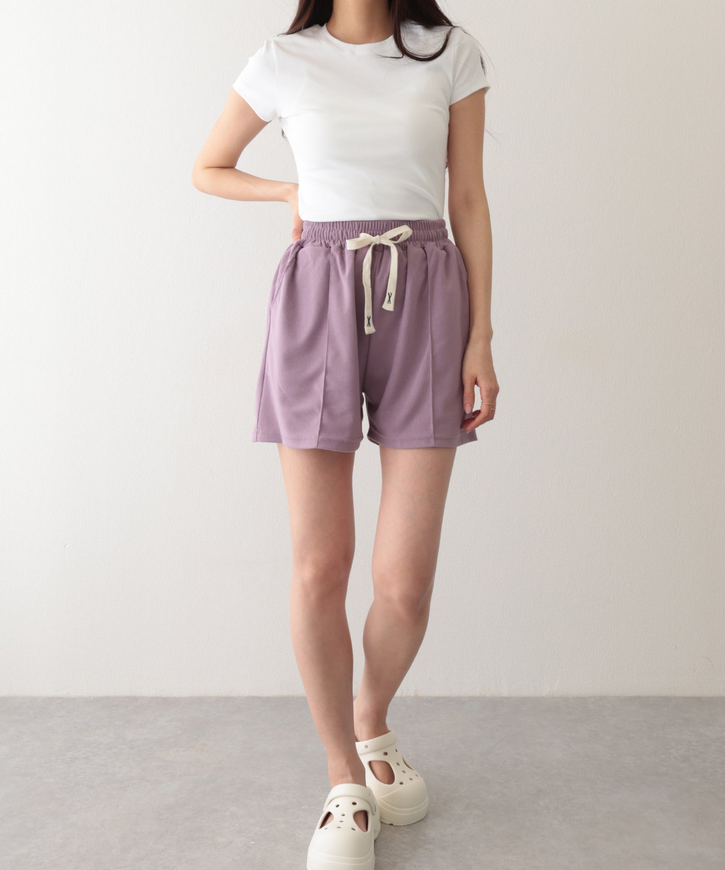スウェット リラックス センターシーム ショート パンツ