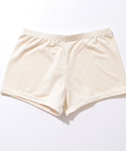 【3点セット】パレオ付き シアー フレア スイム ビキニセット