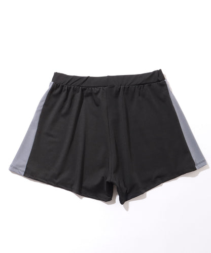 【5点セット】 フロント ロゴ 配色ライン フィットネス ラッシュガード