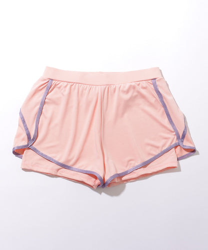 【3点セット】 メッシュ ロゴ トップス付き ラッシュガード