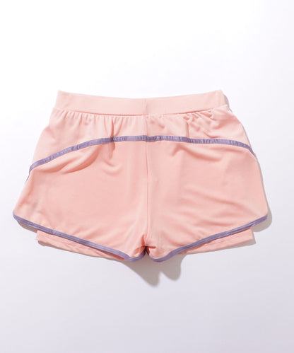 【3点セット】 メッシュ ロゴ トップス付き ラッシュガード