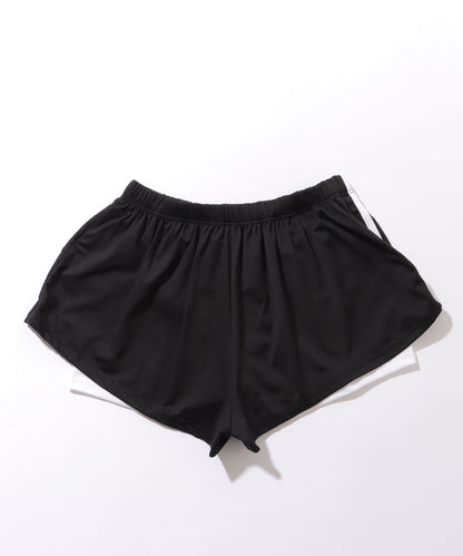 【2点セット】 バイカラー カップ付き 半袖 ラッシュガード