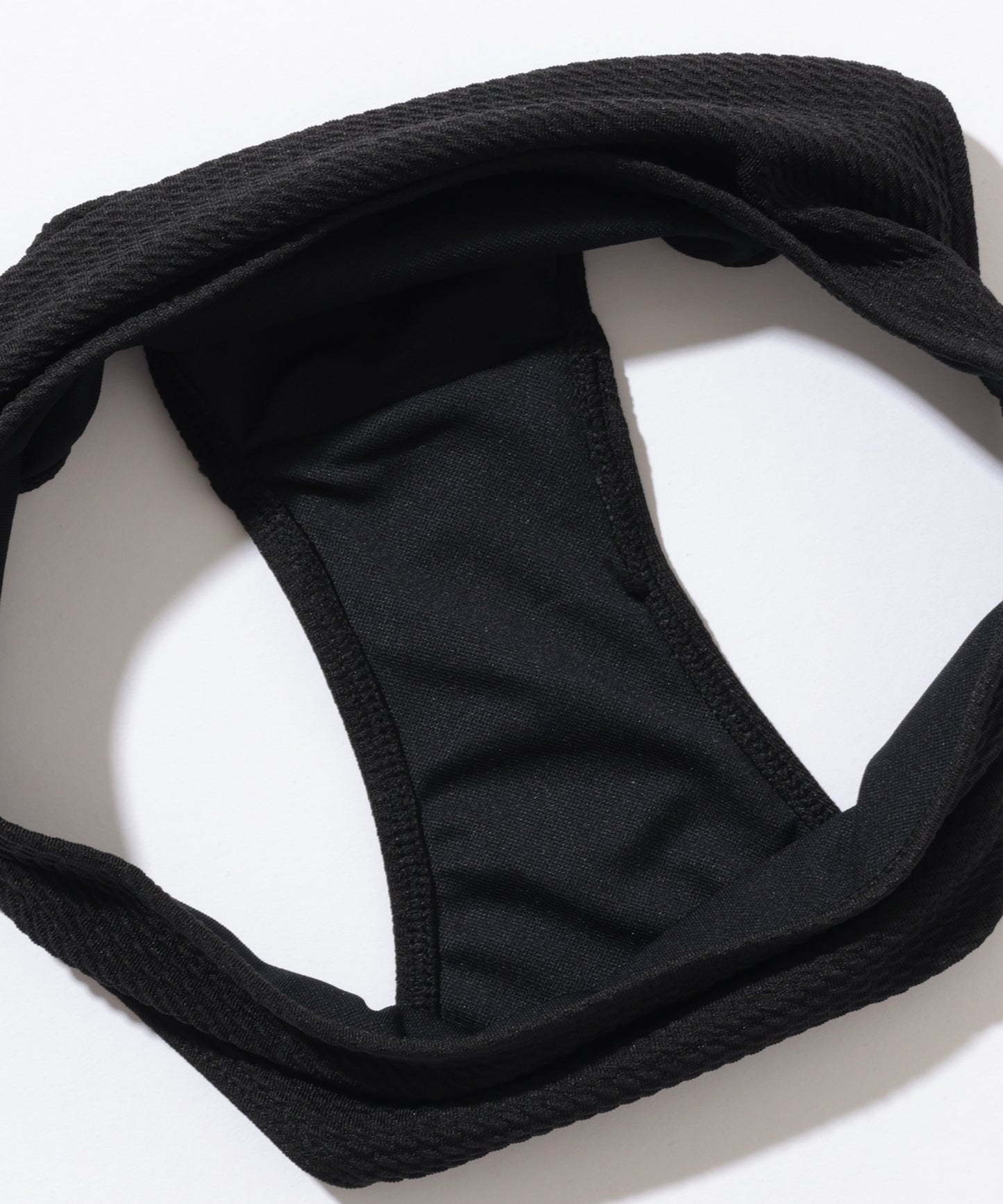 【2点セット】ソリッドカラー カットアウト ロング ストラップ ビキニ