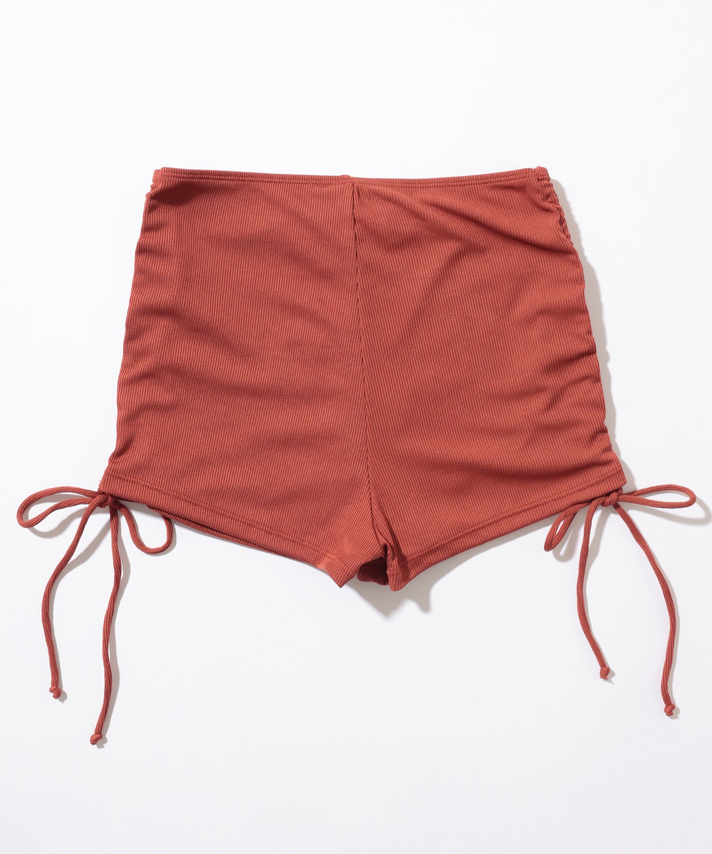 【2点セット】ソリッドカラー リブ ホルター タンキニ