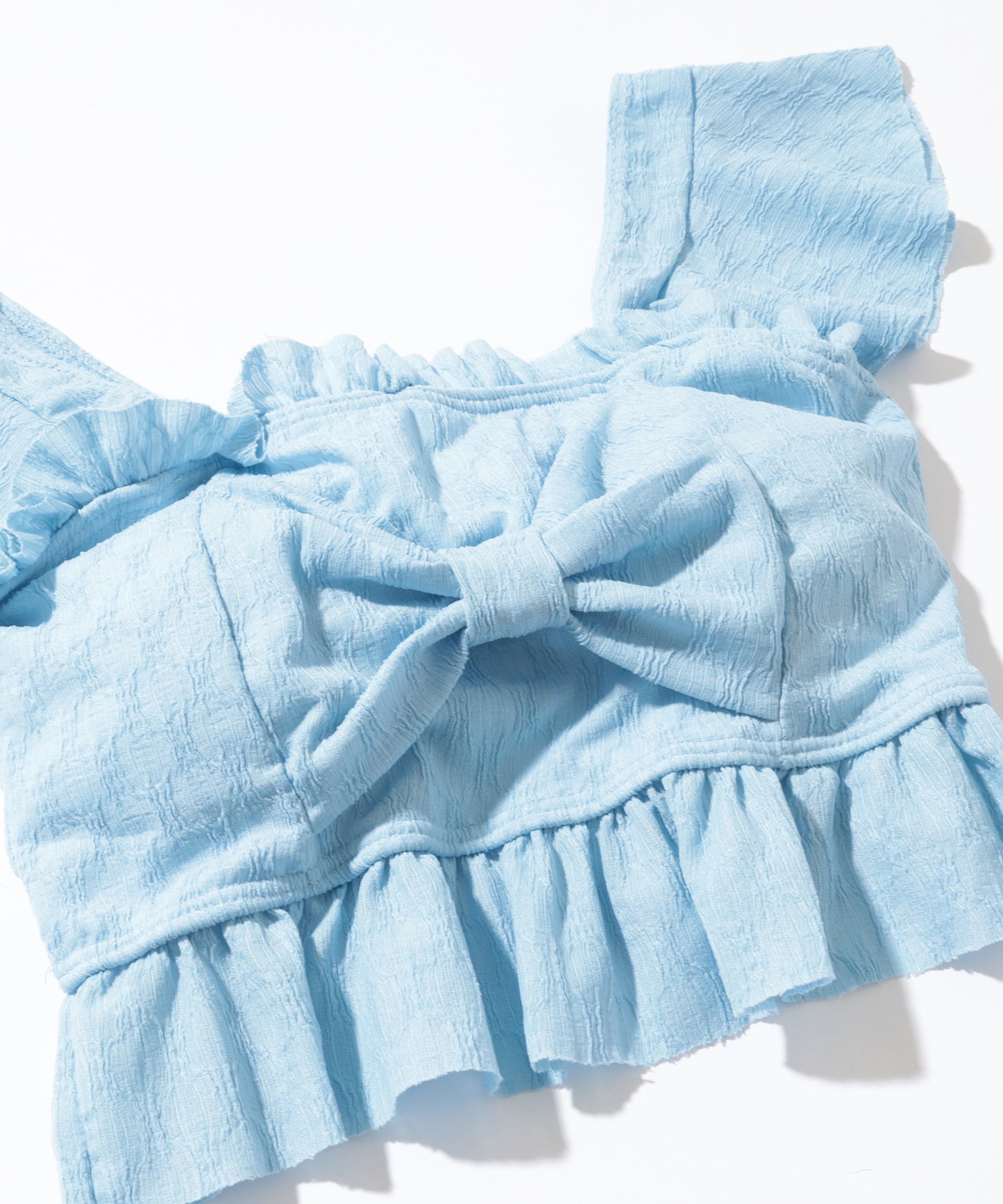 【2点セット】フリル リボン スカート タンキニ