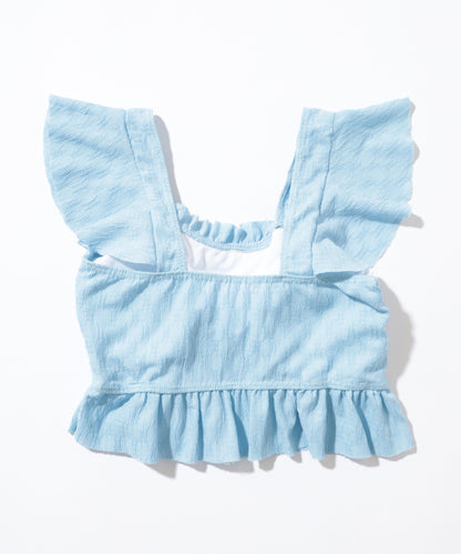 【2点セット】フリル リボン スカート タンキニ