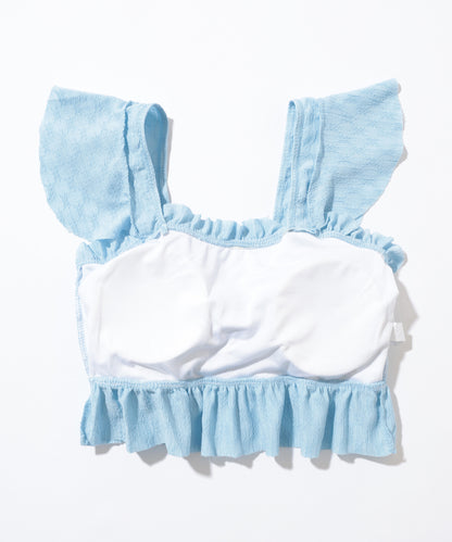 【2点セット】フリル リボン スカート タンキニ