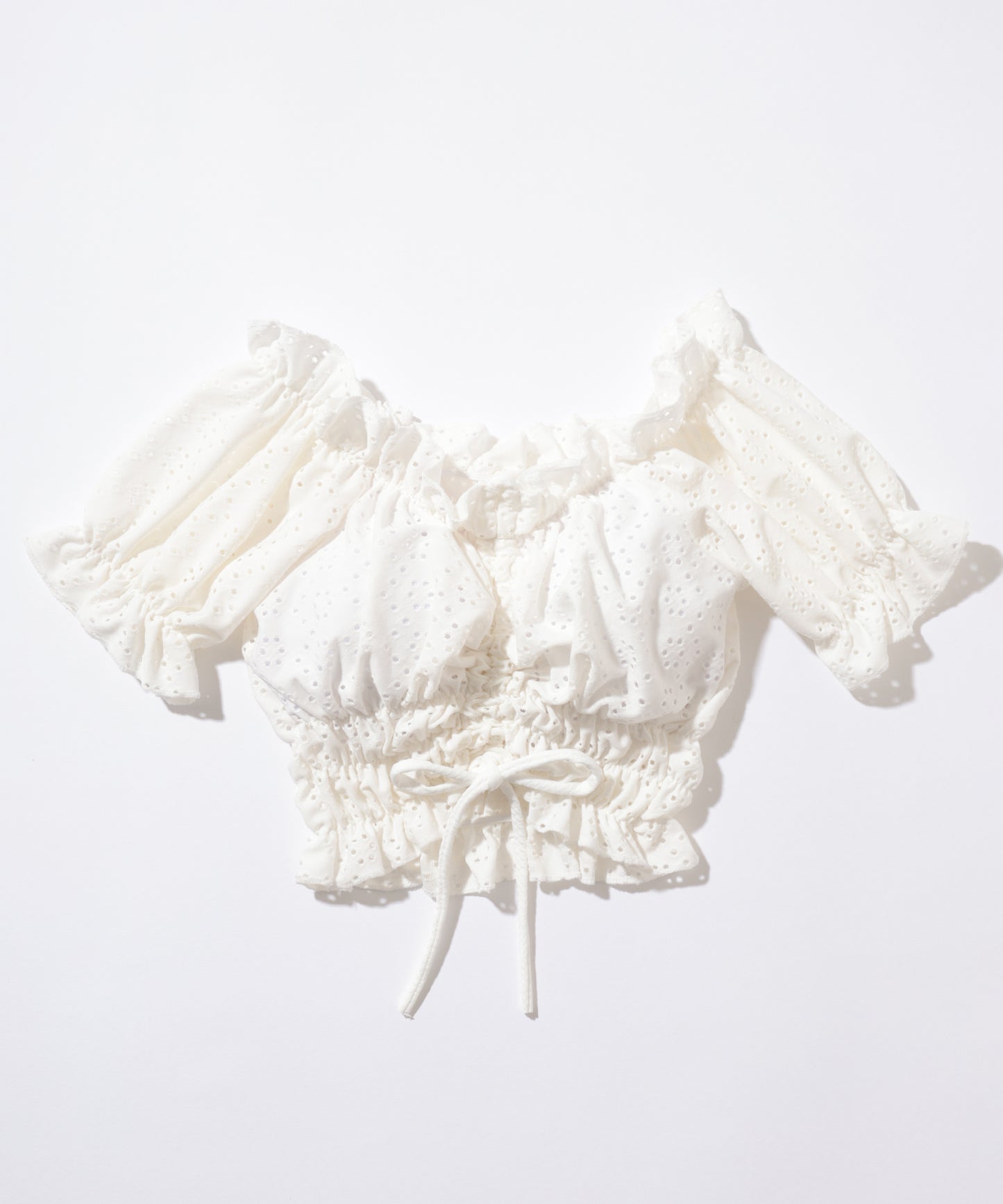 【2点セット】2WAY カットレース パフスリーブ オフショル タンキニ