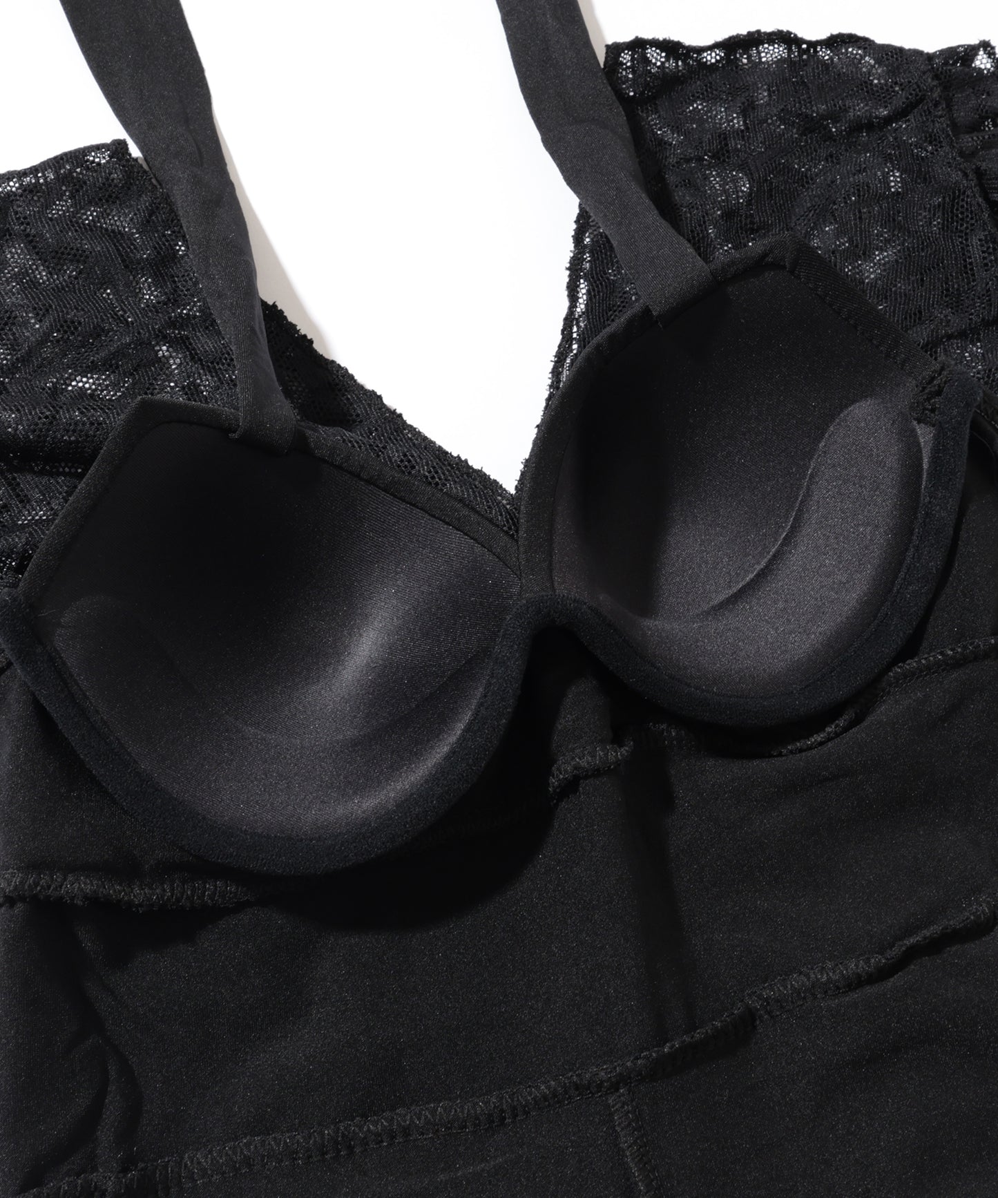 Vネック レース ホルター ワンピース スイムウエア