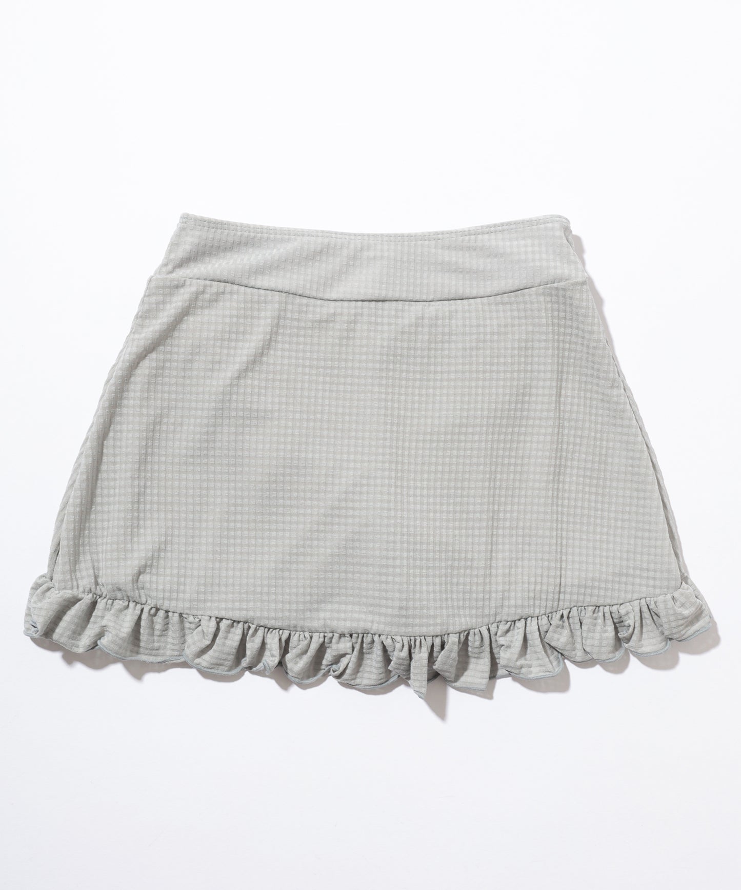 【2点セット】ドロスト付き ラップ風 フリル ビキニ 水着