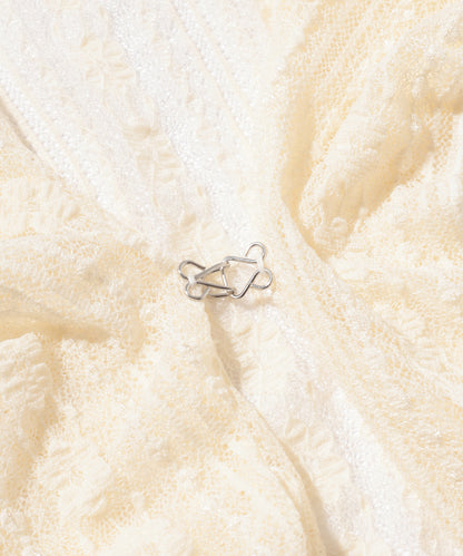 【4点セット】レース カバートップ付き ベーシック ホルター ビキニ