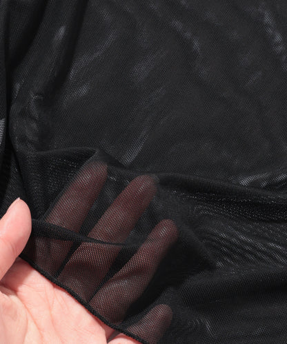 【2点セット】シアー トップス付き サイド レースアップ オールインワン 水着