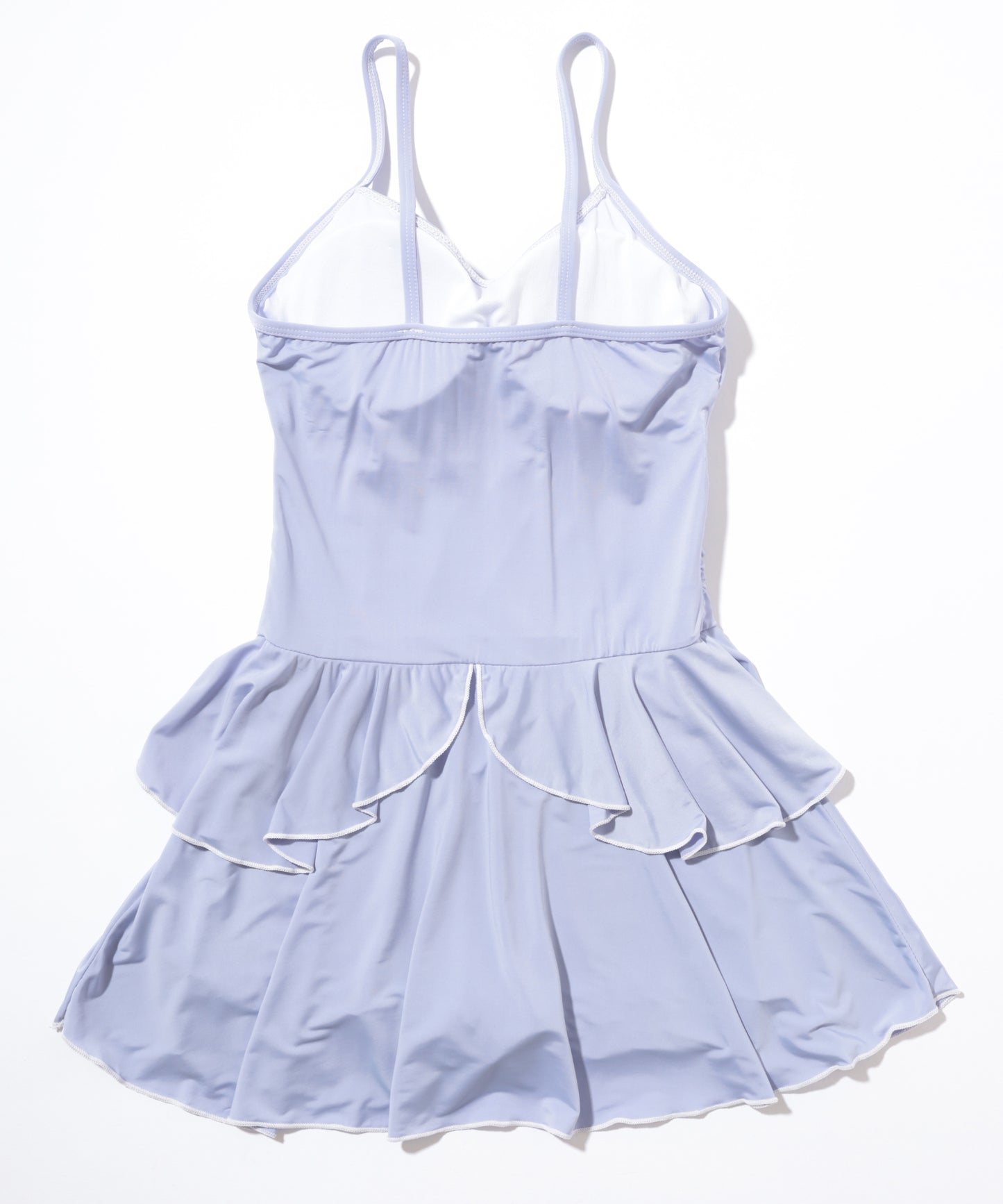 【2点セット】シアーボレロ付き シャーリング フリル ワンピース 水着