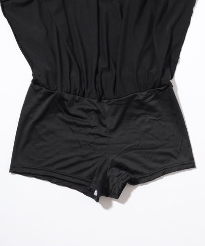 【2点セット】バイカラー ツイスト Tシャツ風 タンキニ