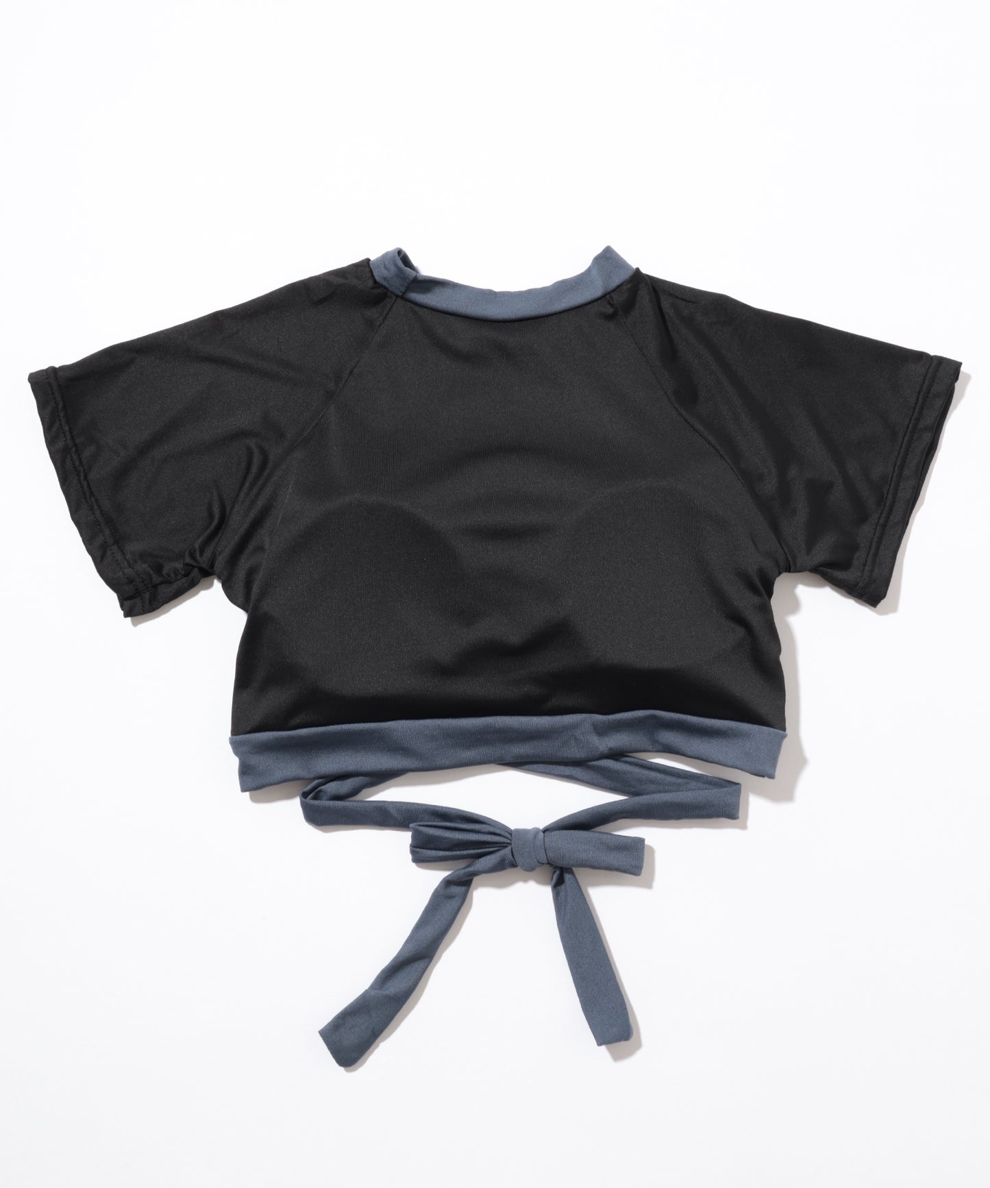 【2点セット】バイカラー ツイスト Tシャツ風 タンキニ