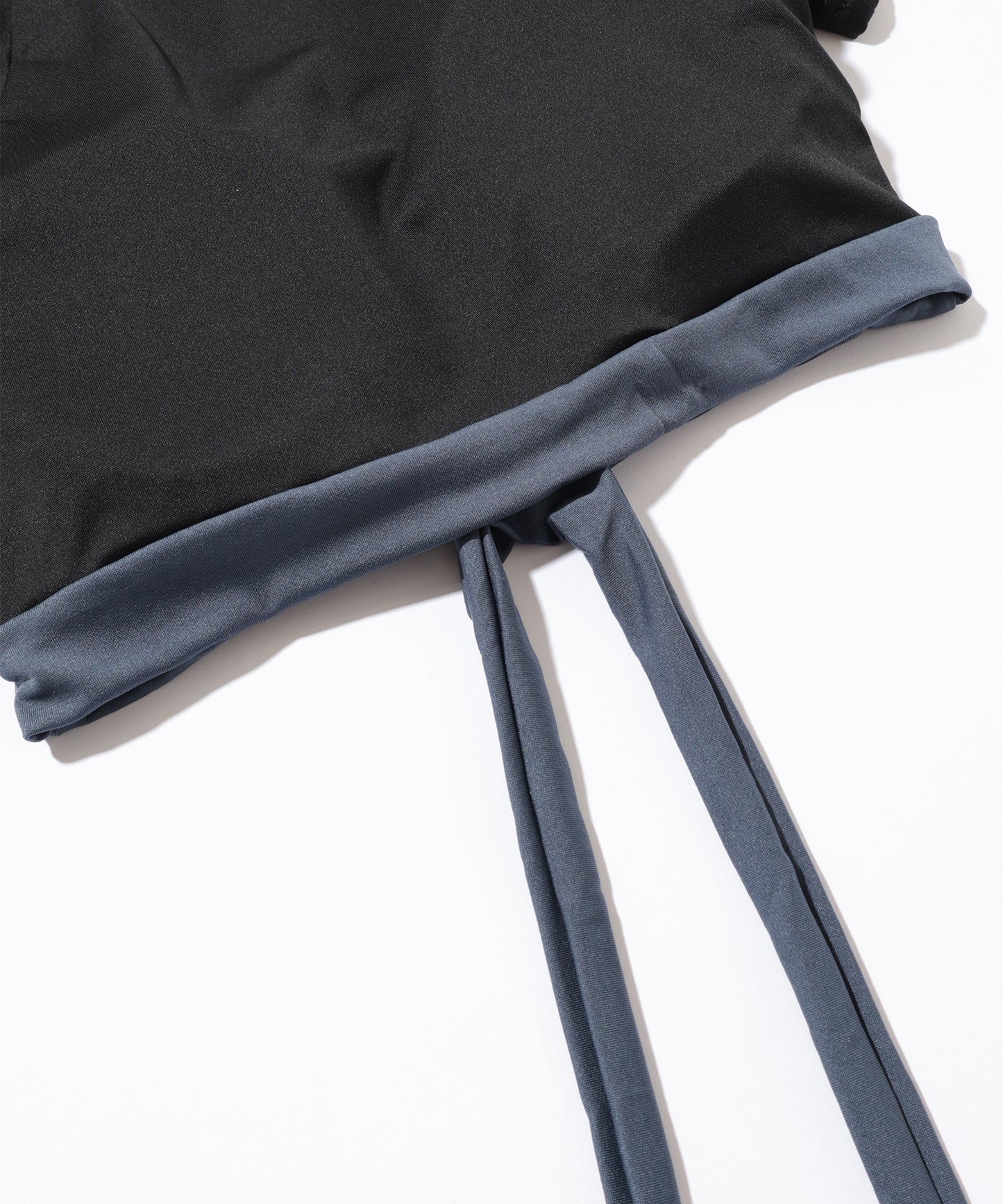 【2点セット】バイカラー ツイスト Tシャツ風 タンキニ