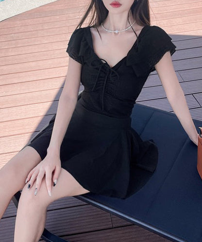 【2点セット】フリル ギャザー スカート タンキニ