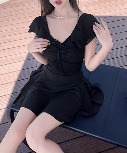 【2点セット】フリル ギャザー スカート タンキニ