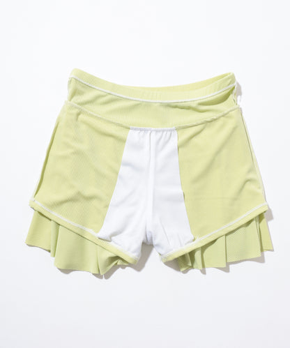 【2点セット】フリル ギャザー スカート タンキニ